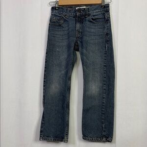 Levi's 505 Regular Distressed Boys 24X22 Blue Jeans